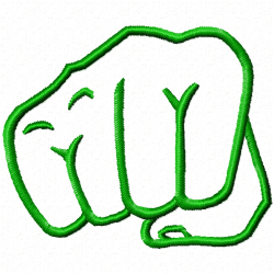 Boxing Embroidery Design 4